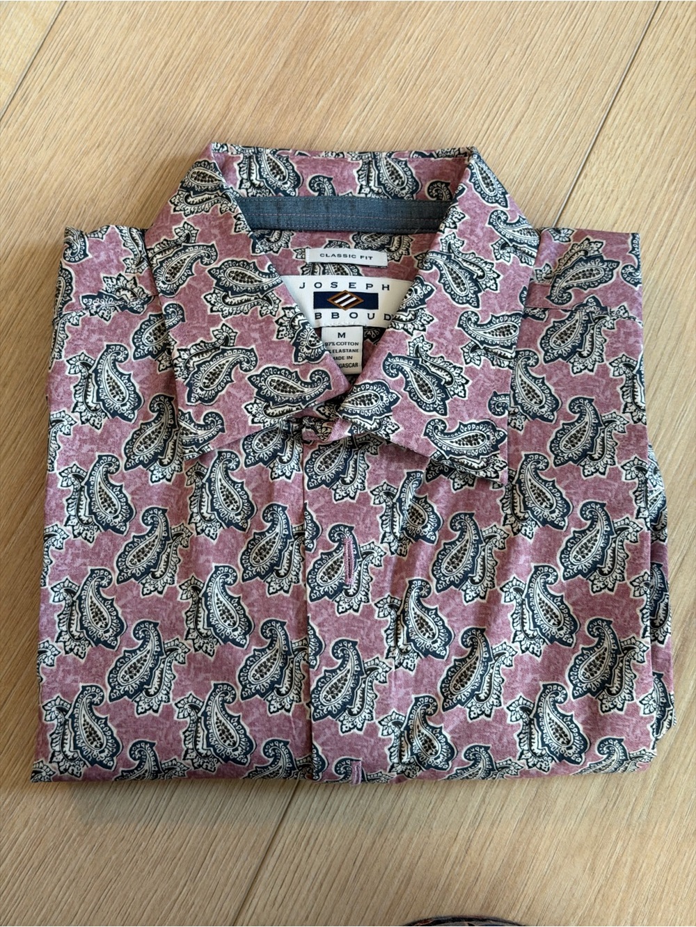 NWOT Joseph Abboud button up M